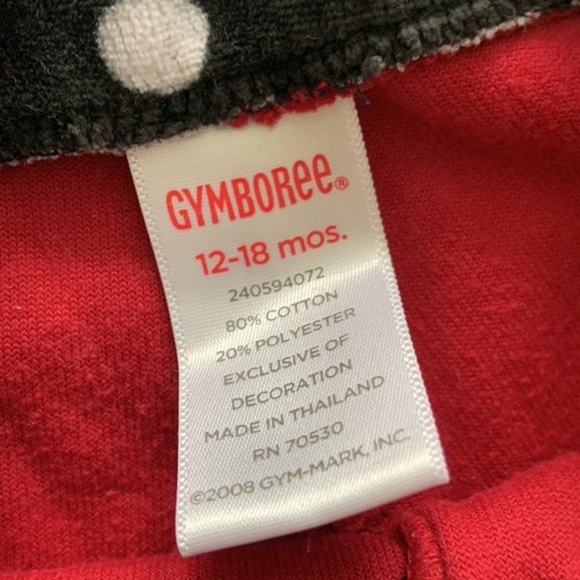 Gymboree Holiday Panda Pants 12 18 months EUC - Picture 4 of 5